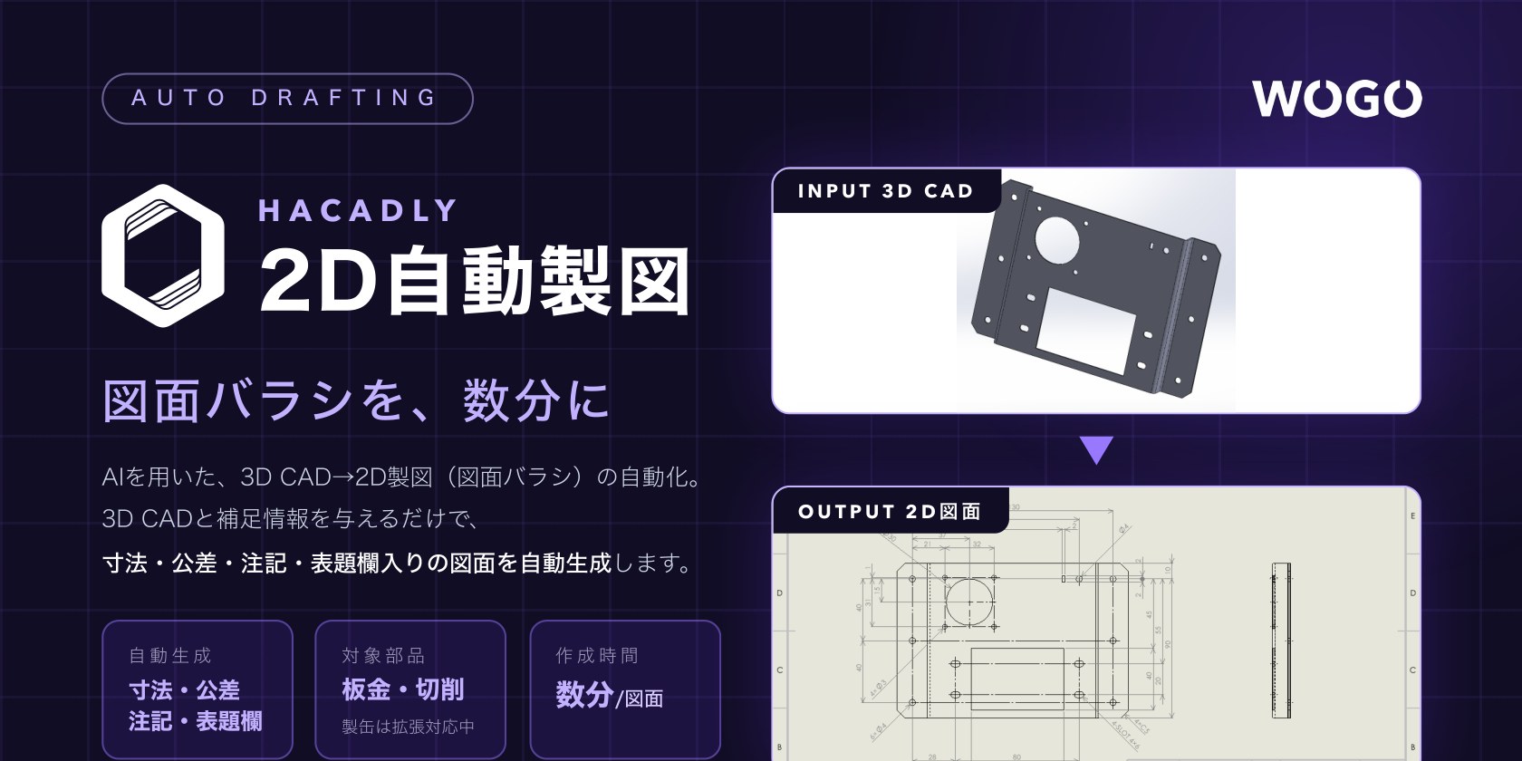 Hacadly 2D自動製図 製品カタログ